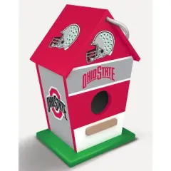 MasterPieces Officially Licensed NCAA Ohio State Buckeyes outdoor wood birdhouse!
