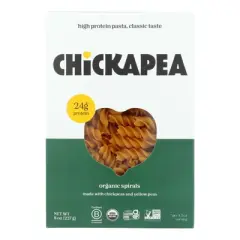 Chickapea Organic Spiral Pasta - Case of 6/8 oz