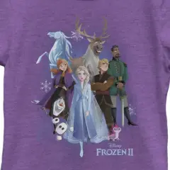 Girl's Frozen 2 Character Shot T-Shirt