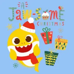 Toddler's Baby Shark Jawsome Christmas T-Shirt