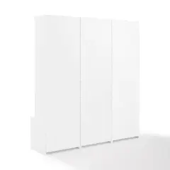 3pc Harper Entryway Hall Trees White - Crosley