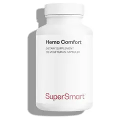 SuperSmart Hemo Comfort (Advanced Formula) - High Potency - with Diosmin, Hesperidin, Horse Chestnut | Non-GMO & Gluten Free - 120 Vegetarian Capsules