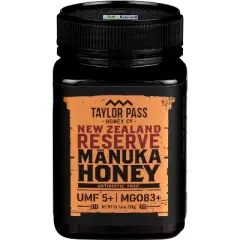 Taylor Pass Honey Co. Manuka Honey UMF 5+ - Case of 6 - 17.64 oz