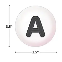 Teacher Created Resources&reg; Friendship Beads Circle Letters, 445 Pieces