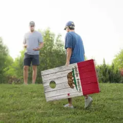 Skip's Garage | California Bear Flag All-Weather Cornhole Boards - ACA Sig Pro Series
