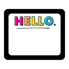 Carson Dellosa Education Kind Vibes Name Tags, 40 Per Pack, 6 Packs