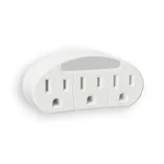 Amerelle Automatic Plug-in Incandescent Night Light w/Outlet