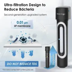 Waterdrop 15UB-UF 0.01 &mu;m Ultra Filtration Under Sink Water Filter System USA Tech