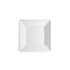 Q Home | Diamond 5.5" Melamine Square Canap&eacute; Plate, Set of 4