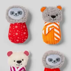Bear & Sloth Dog Toy Set - XS/S - 4pk - Boots & Barkley&trade;
