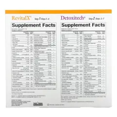 Natural Factors 7-Day Total Nutritional Cleansing with RevitalX & Detoxitech, 1.33 lb (603.5 g)