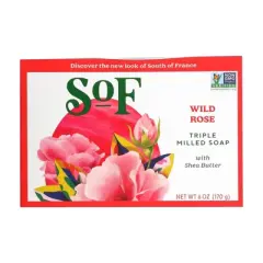 South of France Natural Body Care Wild Rose Triple Milled Soap - 6 oz