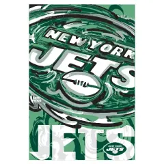 Evergreen NFL New York Jets Garden Suede Flag 12.5 x 18 Inches Indoor Outdoor Decor