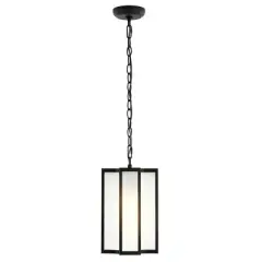 Hyla 8" Outdoor Pendant - PLT4024 - Black - Safavieh
