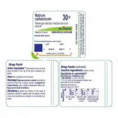 Natrum Carbonicum 30C by Boiron Homeopathic Single Medicine For Allergy  -  80 Pellet