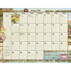 Lang 2024 Desktop Calendar 22"x17" Color My World