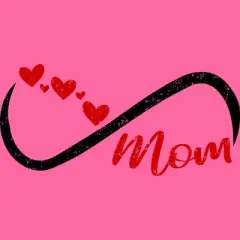 Women's Design By Humans Forever Mom Hearts By Semir Racerback Tank Top