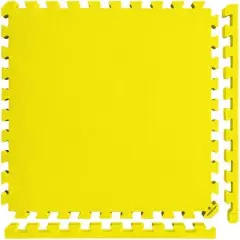 Meister X-Thick 1.5" Interlocking 10 Tiles Gym Floor Mat - Yellow
