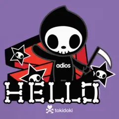 Junior's Tokidoki Adios Portrait T-Shirt