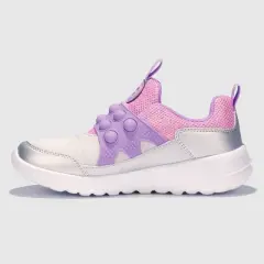 S Sport By Skechers Girls' Denise Colorblock Sneakers - Purple/Pink/Silver