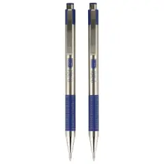 Zebra G-301 Retractable Gel Pen Medium Point 0.7mm Blue Ink 2 Pack (41322)