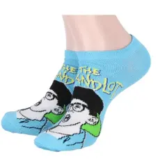 The Sandlot Squints Ham L7 Weenie Baseball s No-Show Ankle Socks 5 Pair
