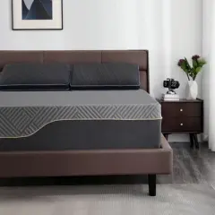 Vipbear 10inch/12inch Memory Foam Mattress, Luxury Cooling Green Tea/Gel Mattress With Ice Silk Cover, Premium Medium Firm Mattress For Back Pain