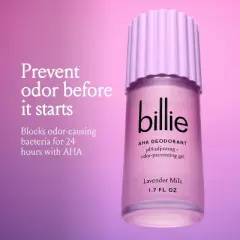 Billie AHA Gel Deodorant Lavender Milk - 1.7 fl oz