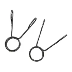 Amber Fight Gear Olympic Barbell 2-inch Spring Clips Collar Clamp Pair Spring 3 Cycle Collar Weight Bars Clips Sold as Pairs