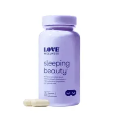 Love Wellness Sleeping Beauty Natural Sleep Aid for Longer and Better Sleep - 60ct