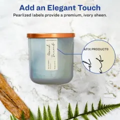 Avery Pearlized Ivory Rectangle Labels with Sure Feed Technology, 1" x 2.5"