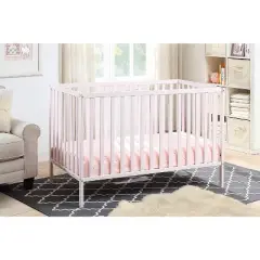 Suite Bebe Palmer 3-in-1 Convertible Island Crib - Pastel Pink