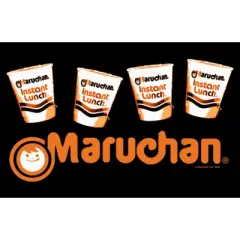 Women's Maruchan Orange and Black Instant Lunch T-Shirt