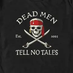 Men's Pirates of the Caribbean: Curse of the Black Pearl Dead Men Tell No Tales T-Shirt