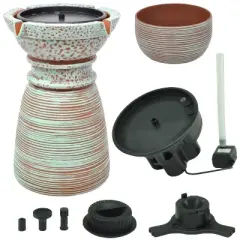 12.75" Pisa Instant Cordless Fountain Patina Copper - Bernini