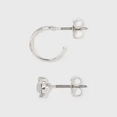 Zinc Stud Earring Set 8pc- A New Day&trade; Silver