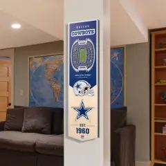 8" x 32" NFL Dallas Cowboys 3D Stadium Banner