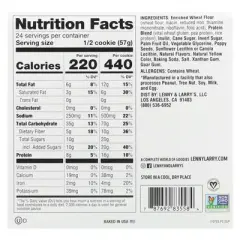 Lenny & Larry's The Complete Cookie&reg;, Lemon Poppy Seed, 12 Cookies, 4 oz (113 g) Each