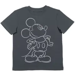 Disney Mickey Mouse T-Shirt and Shorts Outfit Set Grey / Oatmeal 