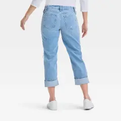 Under Belly Cropped Vintage Low-Rise Straight Maternity Pants - Isabel Maternity by Ingrid & Isabel&trade;