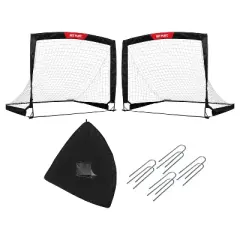 Net Playz Fold Up Soccer Goal, Set of 2