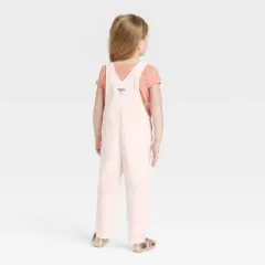 OshKosh B'gosh Toddler Girls' Heart Overalls - Pink