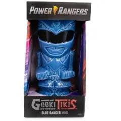Beeline Creative Geeki Tikis Power Rangers Blue Ranger Ceramic Mug | Holds 16 Ounces