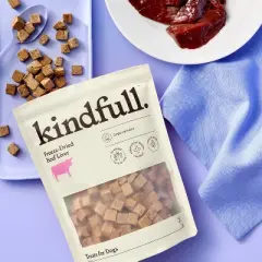 Freeze-Dried Dog Treats Beef Liver - 3oz - Kindfull&trade;