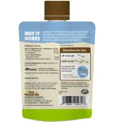 Pet Naturals BusyButter Easy Squeeze Calming Peanut Butter for Dogs, 6 Pouches - Great for Treats, Training, Calming, and Occupier Toys - No Added