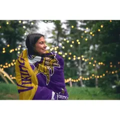 NFL Minnesota Vikings Ultra Soft Tailgate Throw Blanket