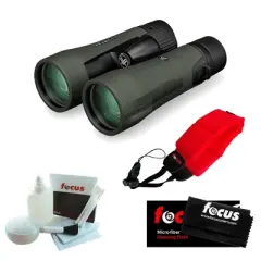 Vortex 10x 50mm Diamondback Binocular with Red Foam Strap and Cleaning and Care Kit Accessory