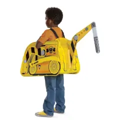 PAW Patrol Nickelodeon Rubble Boys' Dump Truck Pop Out Costume One Size Upto Size 6