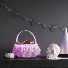 Halloween Light Up Princess Round Trick or Treat Pail Lavender - Hyde and EEK! Boutique&trade;
