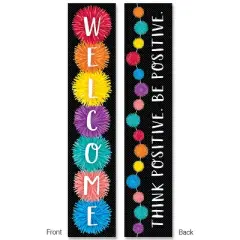 Creative Teaching Press&reg; Pom-Poms Welcome Banner (2-sided)